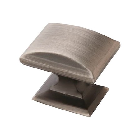 Amerock Amerock Candler Rectangle Cabinet Knob 1-1/8 in. Antique Silver 1 pk BP29340AS